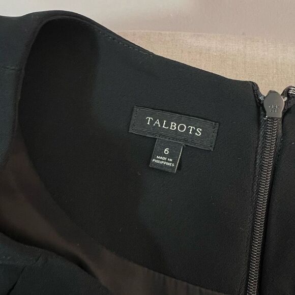 Talbots cap sleeve business professional sheath dress size 6 - Picture 7 of 9